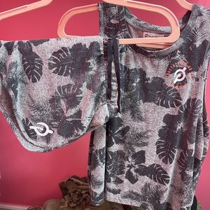 Peloton Palm Tree Tank and Shorts